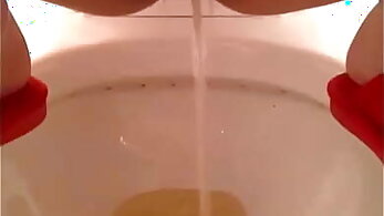 Chinese wife urethra pissing peeing pee m.